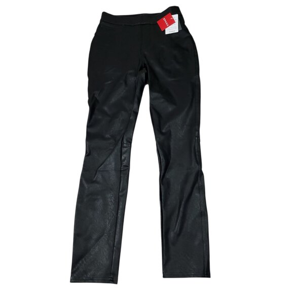 Spanx Like Leather Skinny Pants Classic Black Size XS 20475R Revolve Pull On - Picture 2 of 9